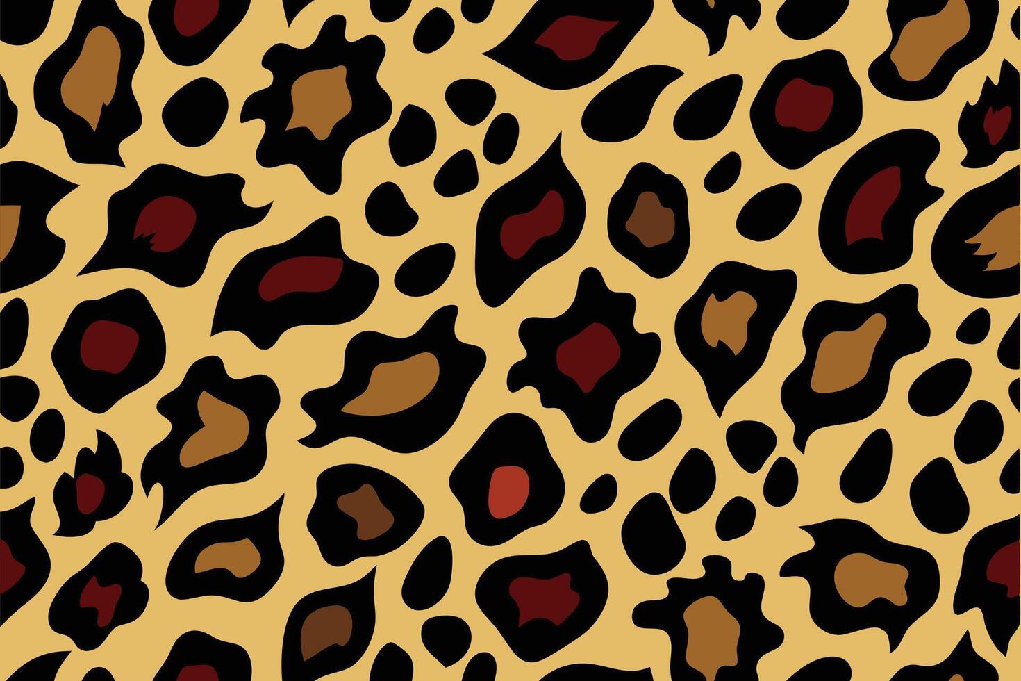 Animal skin pattern seamless. Design for fabric, wallpaper, wrapping, background vector