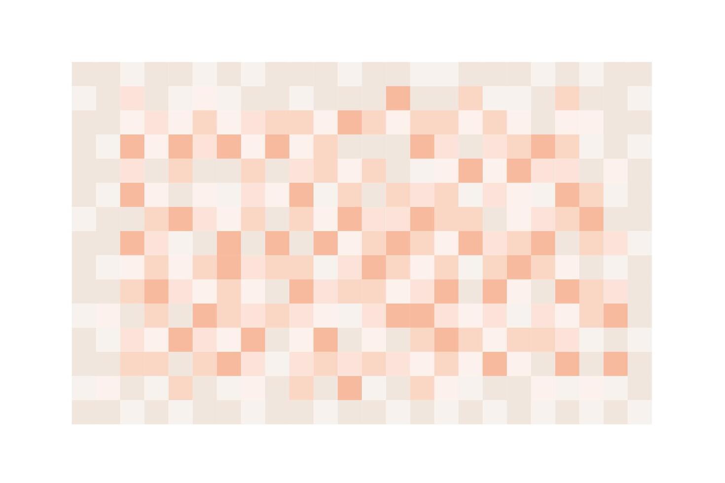 Censor blur effect.Mosaic pattern hiding face, nude body or another unwanted, prohibited, adult only or privacy content. vector