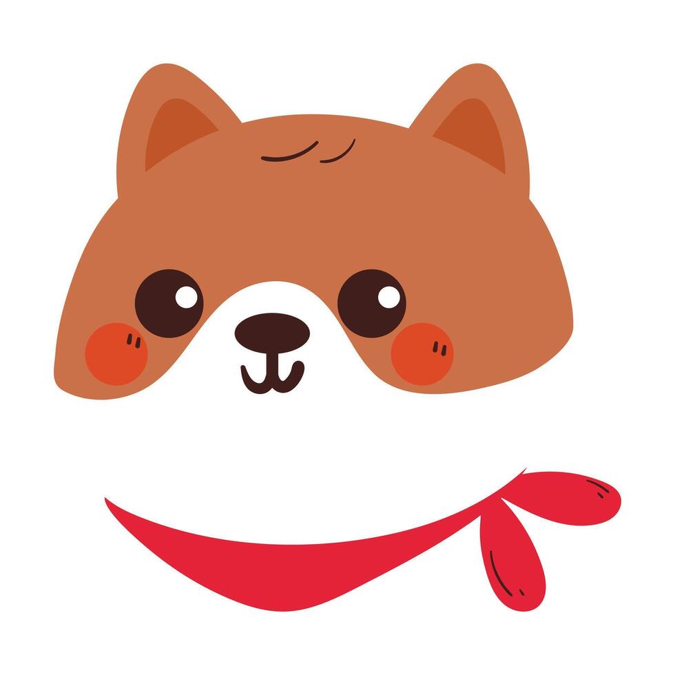 hand drawing cartoon puppy. cute animal drawing, doodle vector