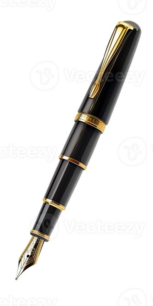 Fountain pen alone on transparent background png