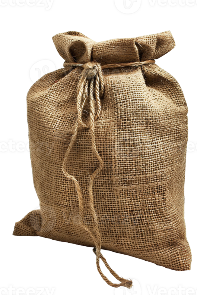 Sack alone against transparent backdrop png