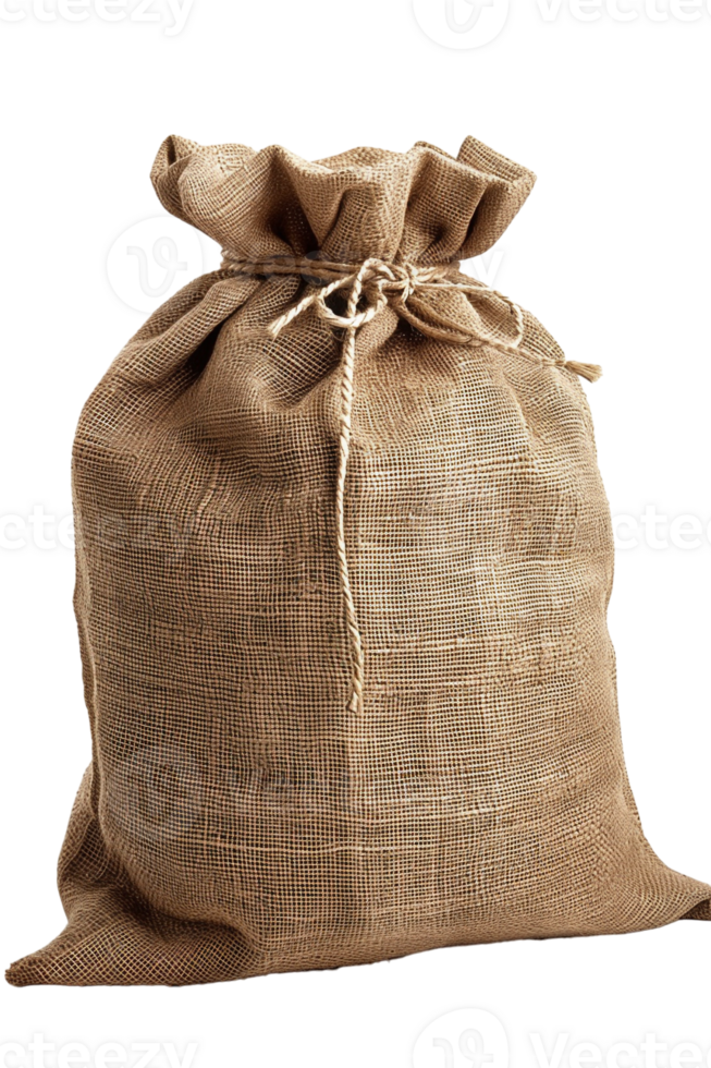 Sack alone against transparent backdrop png