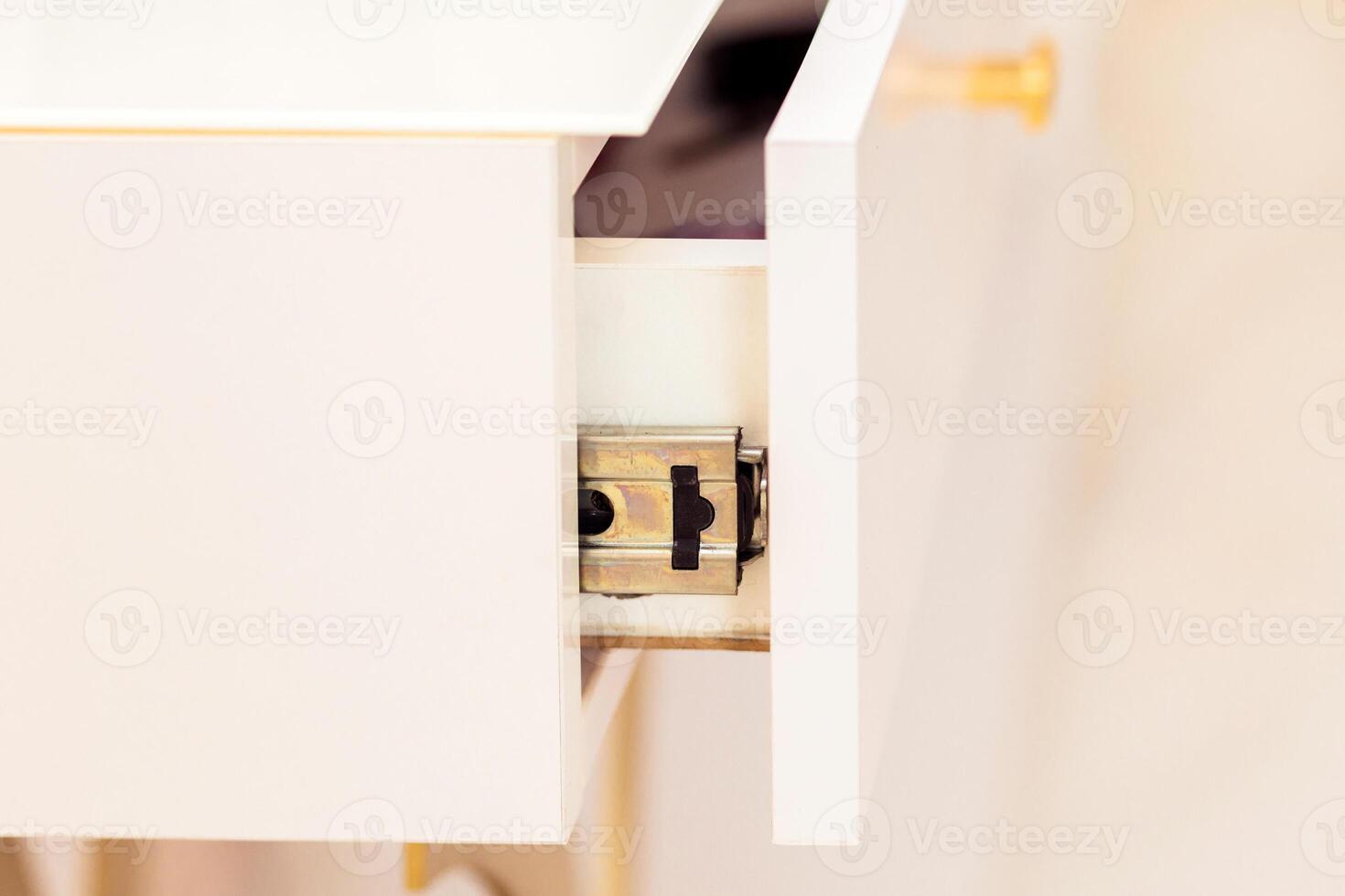 Open Drawer with Metal Mechanism photo