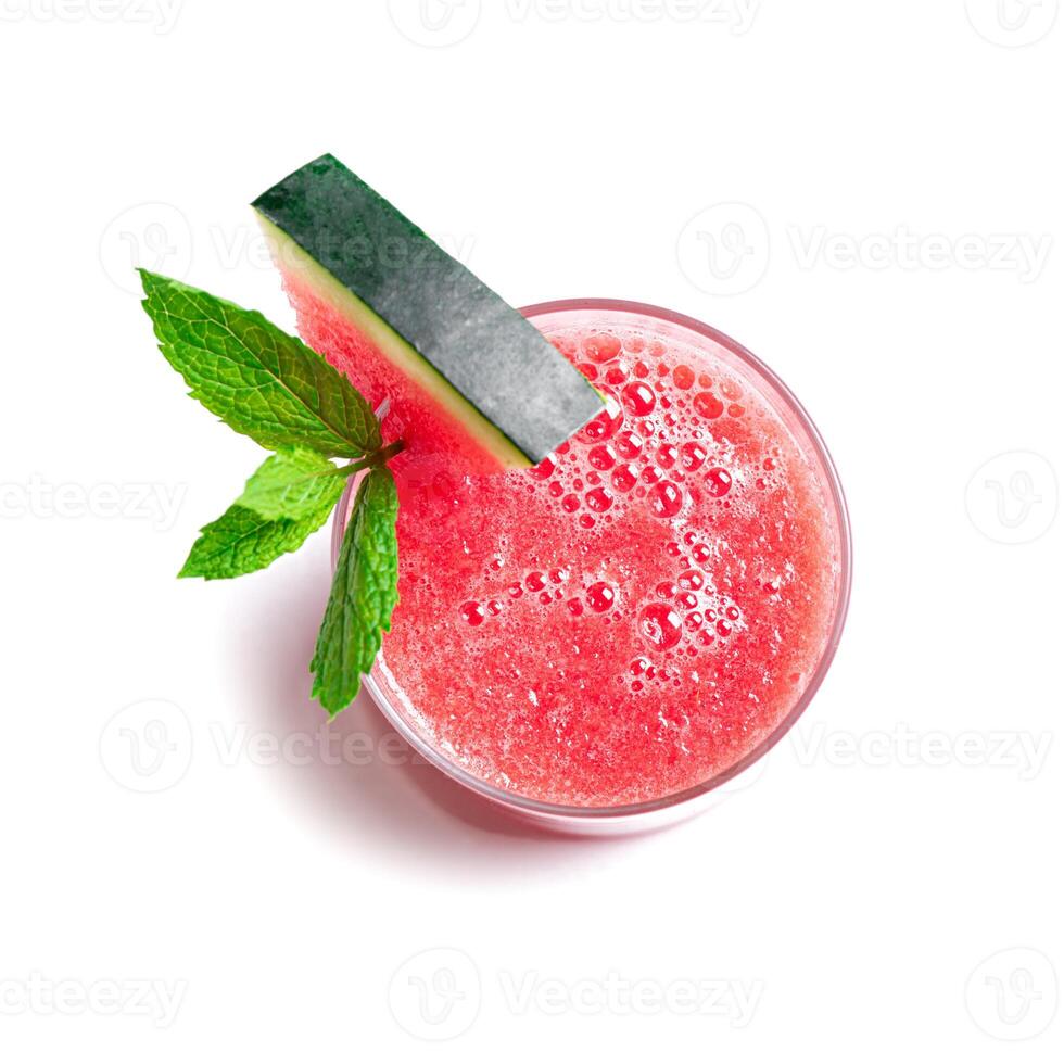 Fresh watermelon juice photo
