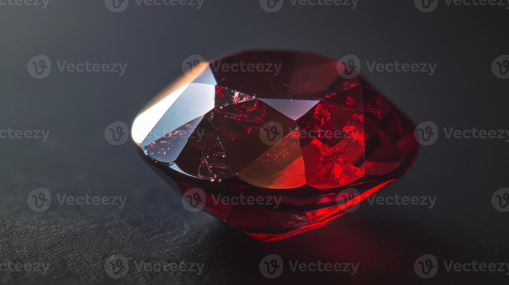 CloseUp Photography of Polished Garnet Gemstone Perfect for Jewelry Design, Posters, and Digital Art photo