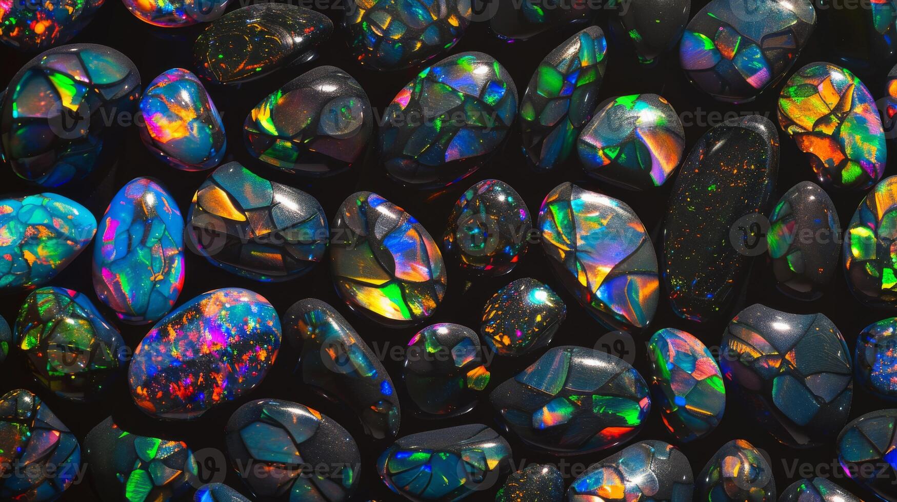 Iridescent Black Opal Stone Pattern Background for Design Print Card Poster photo