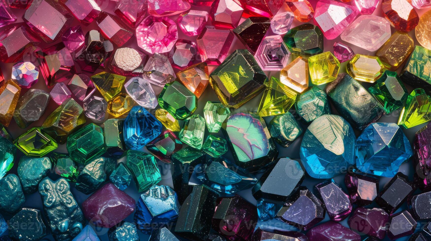 Vibrant Tourmaline Gems in Various Shapes and Colors Perfect for Jewelry Design and Decor photo