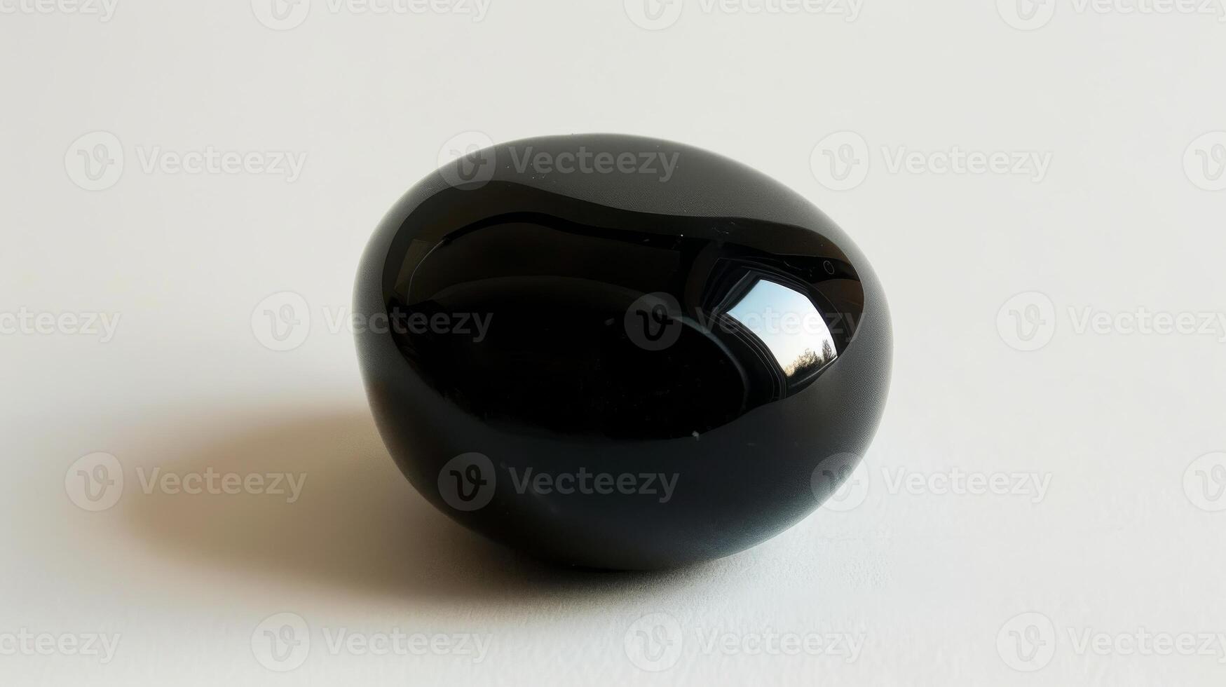 Polished Onyx Gemstone CloseUp for Jewelry Design and Mineral Collection photo