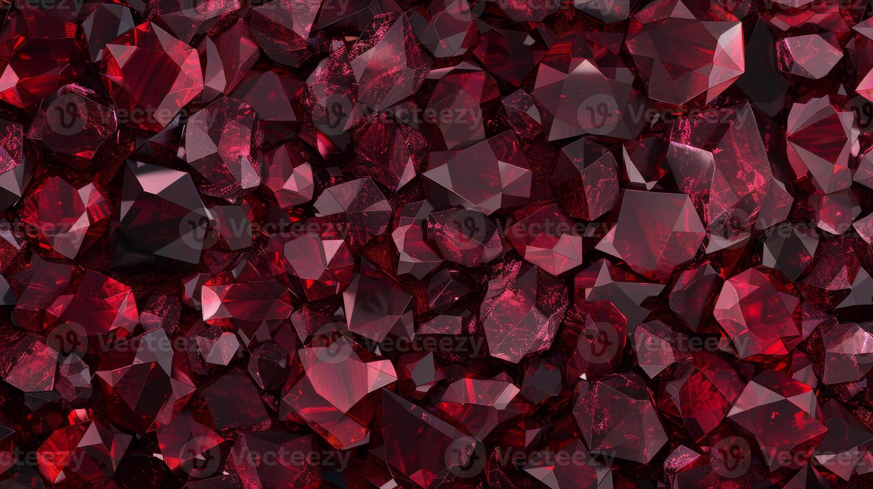 Garnet Gemstone Pattern Background for Design, Poster, Card, or Print photo