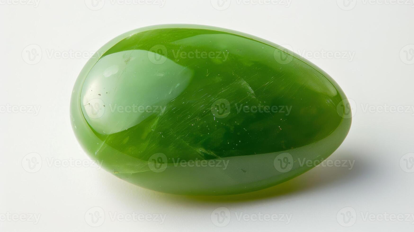 Polished Jadeite Gemstone Close Up, Nature's Beauty, Design for Print, Poster, Card photo