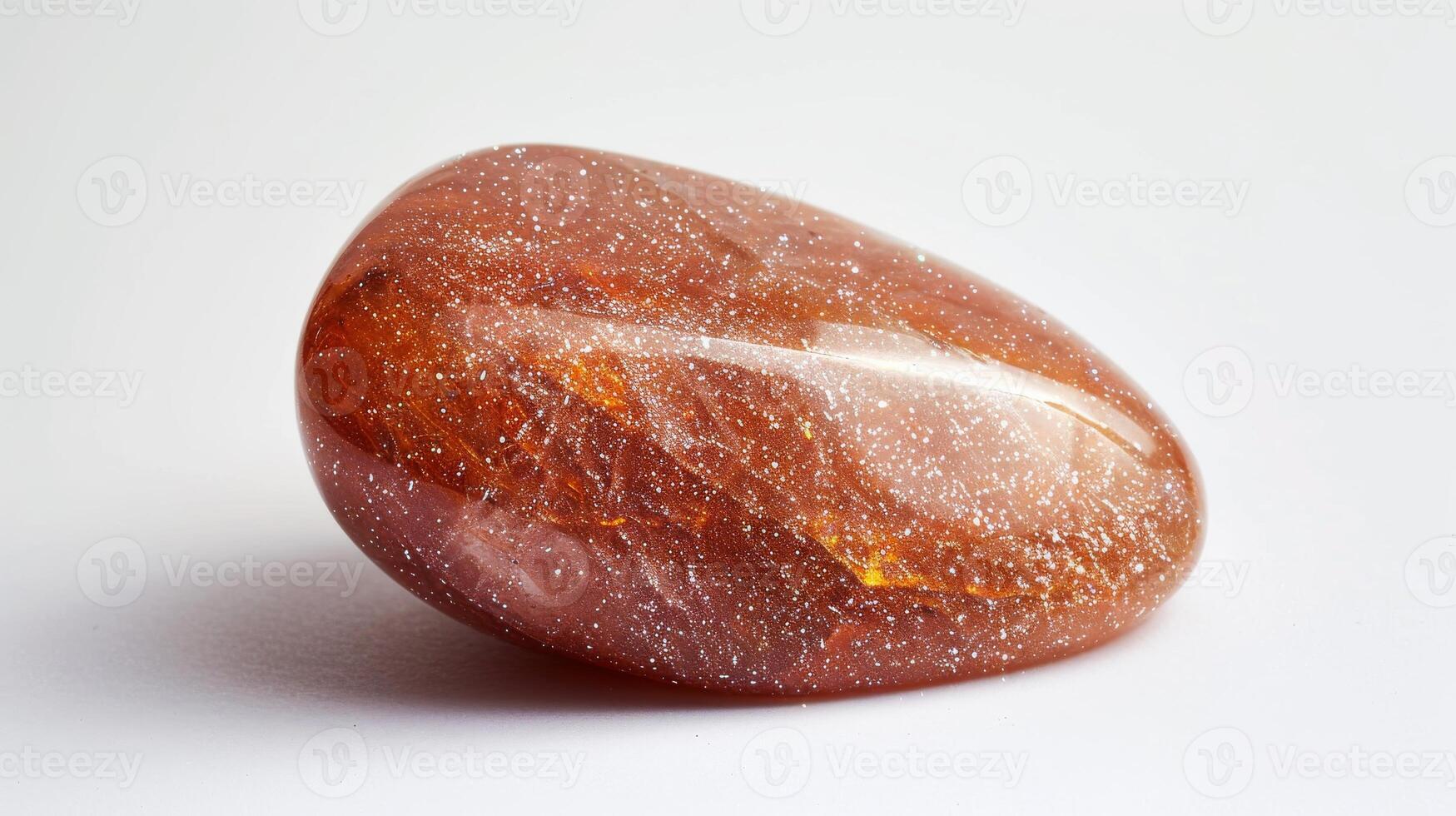 Glittering Polished Sunstone Macro Photography for Jewelry and Mineral Collection photo