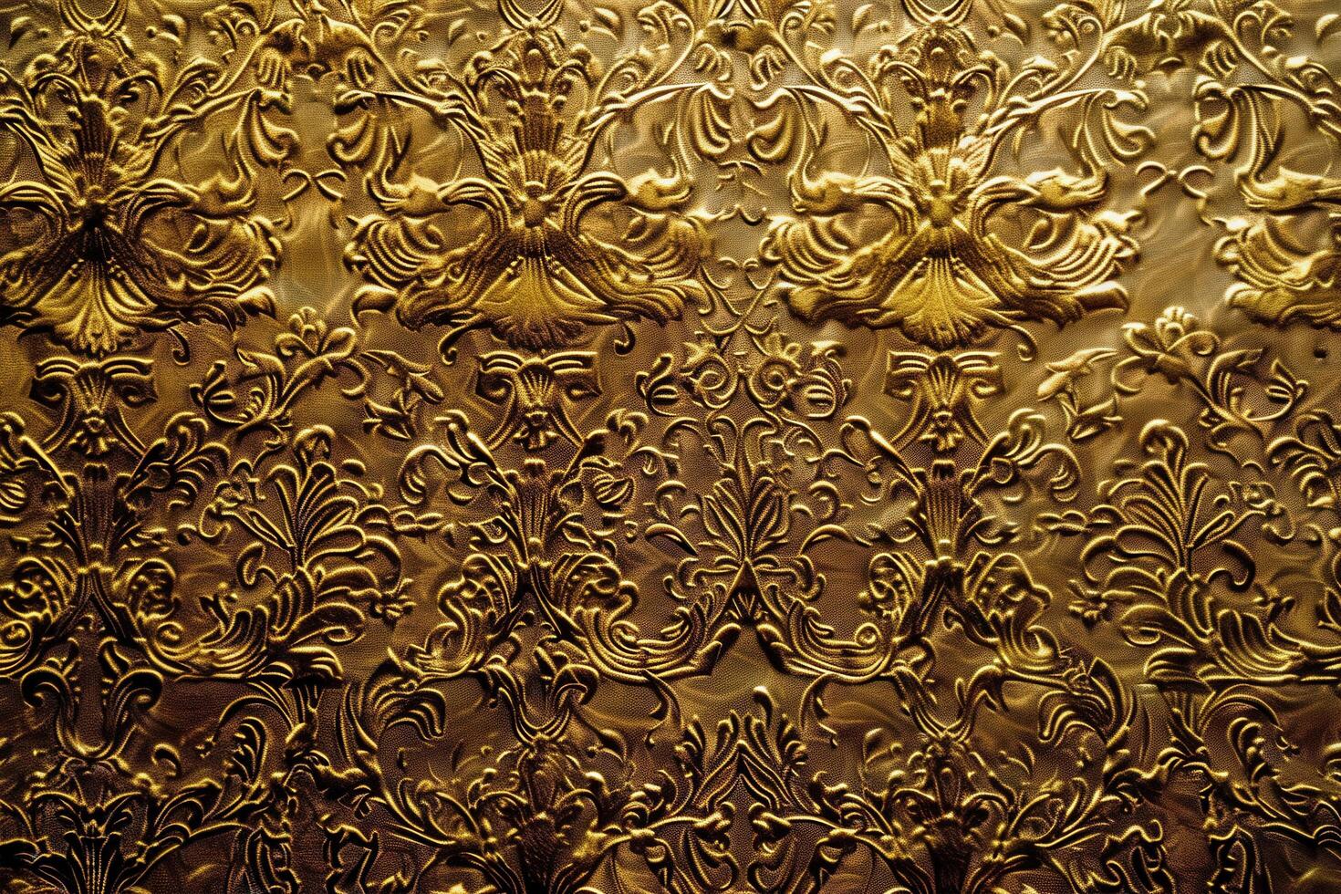 A brocade texture background features intricate, raised patterns woven into the fabric photo