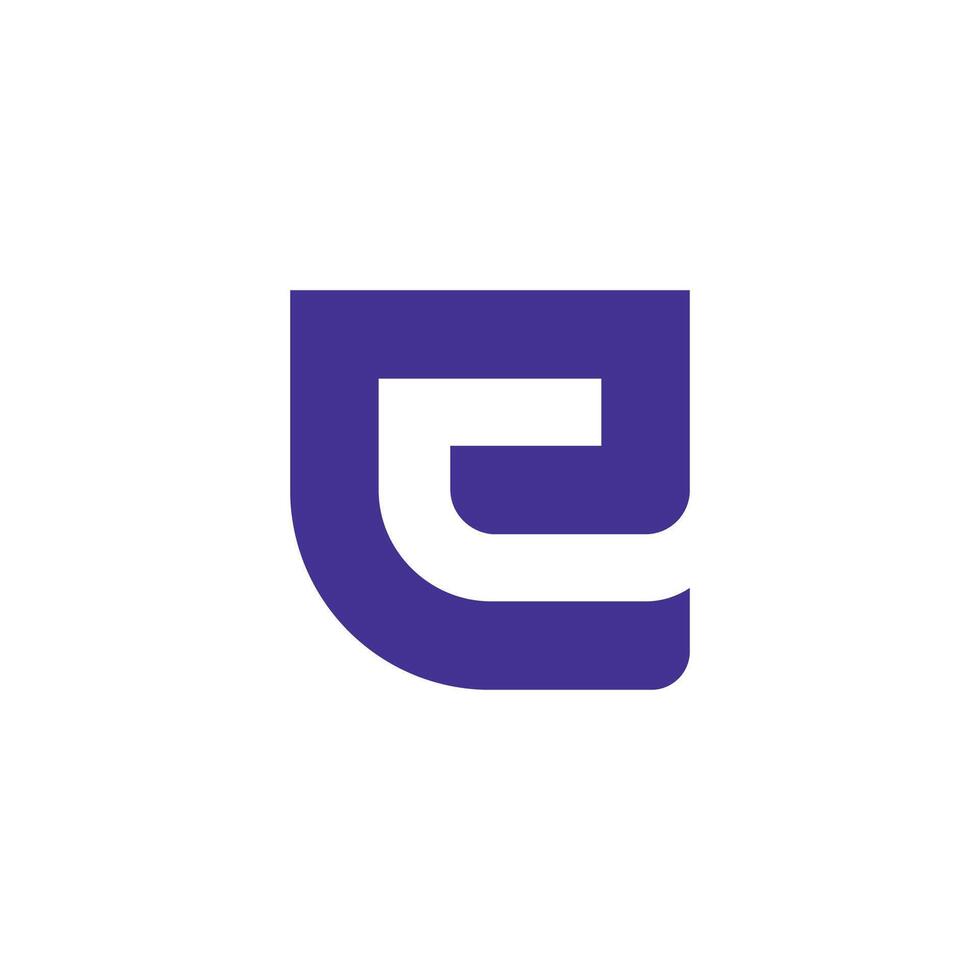Letter E logo icon design template vector