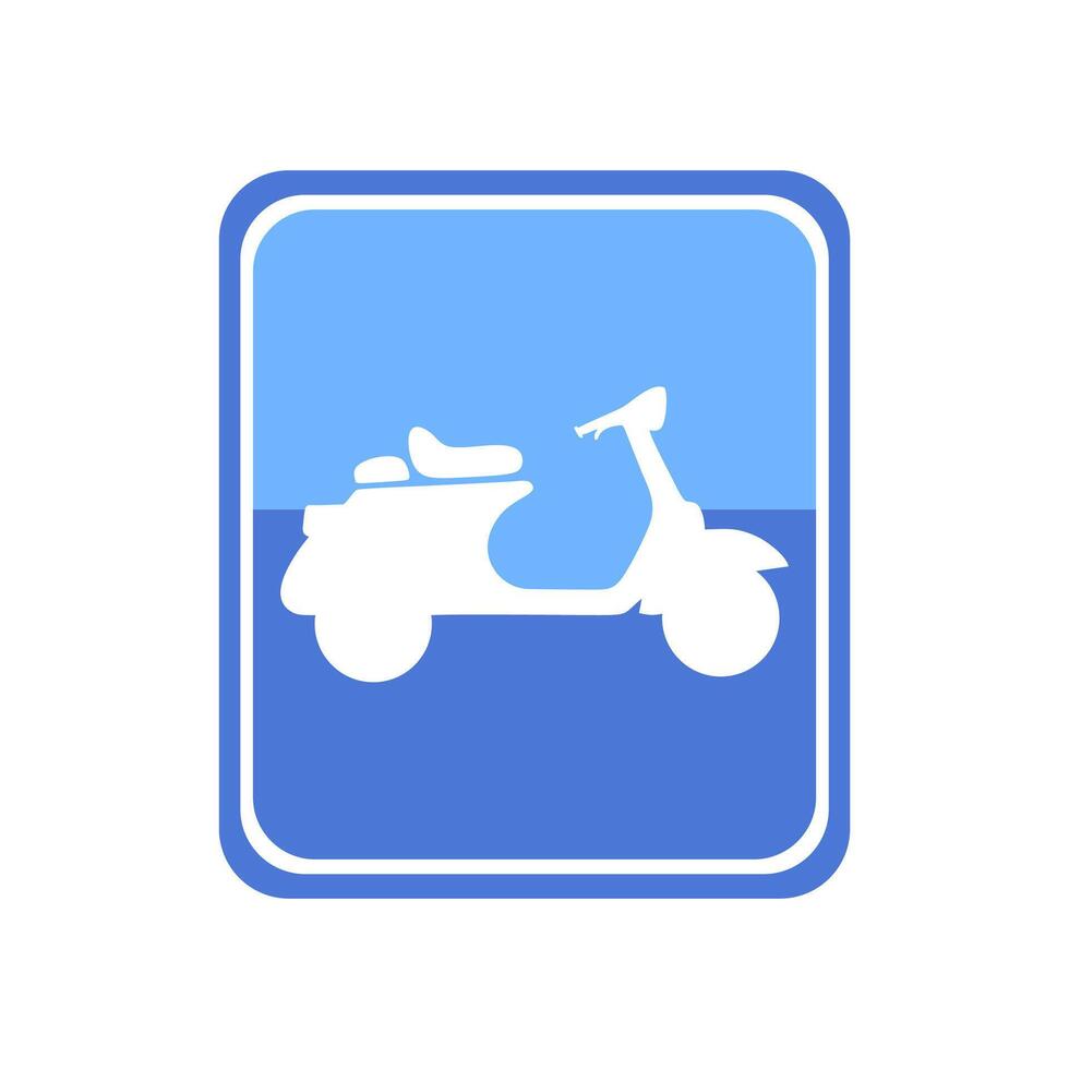 scooter logo or icon vector