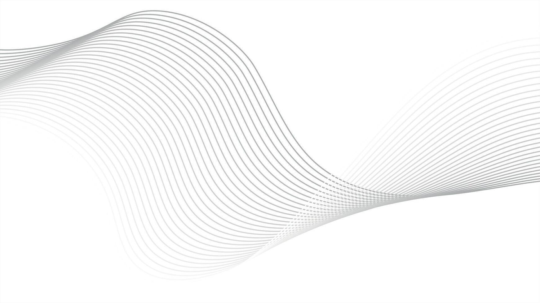 Abstract wavy line background dynamic sound wave wavy pattern stylish line art pattern design vector