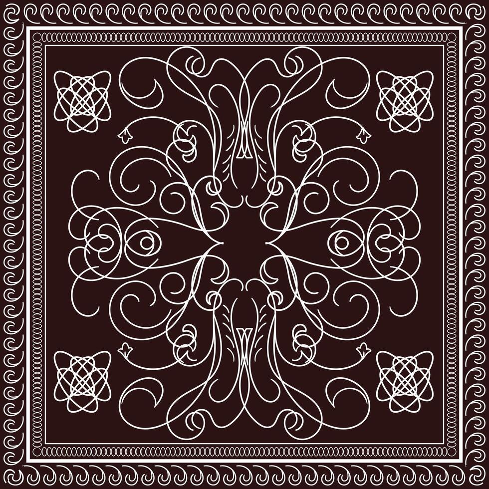 Bandana Ornament Background vector