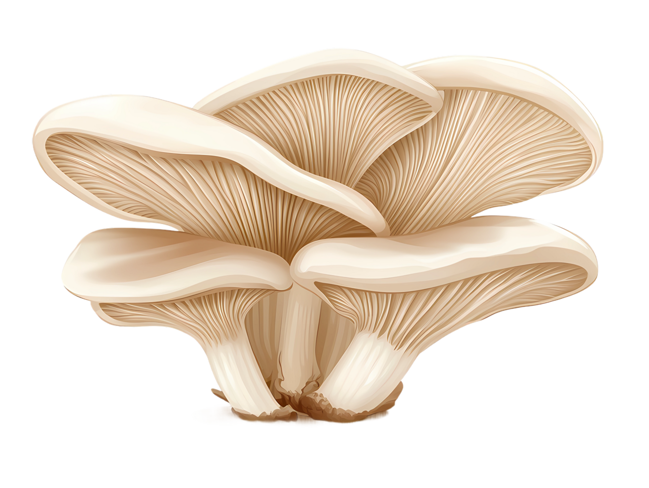 mushrooms on a transparent background png
