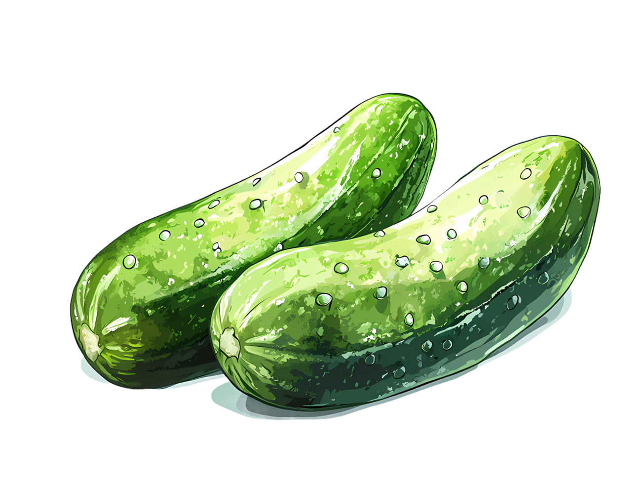 cucumbers on a transparent background png
