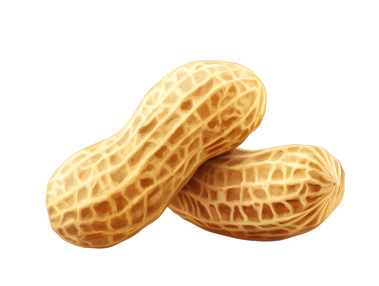 peanuts isolated at transparent background png