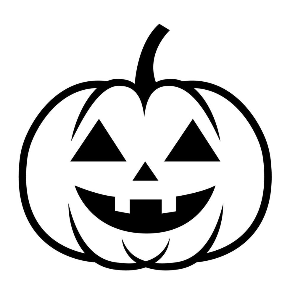halloween pumpkin icon vector