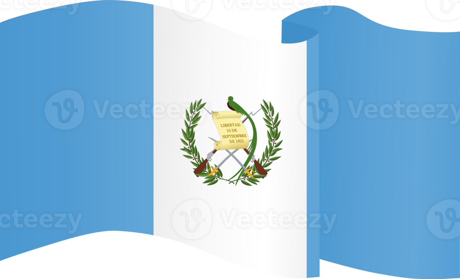 Guatemala flag wave png