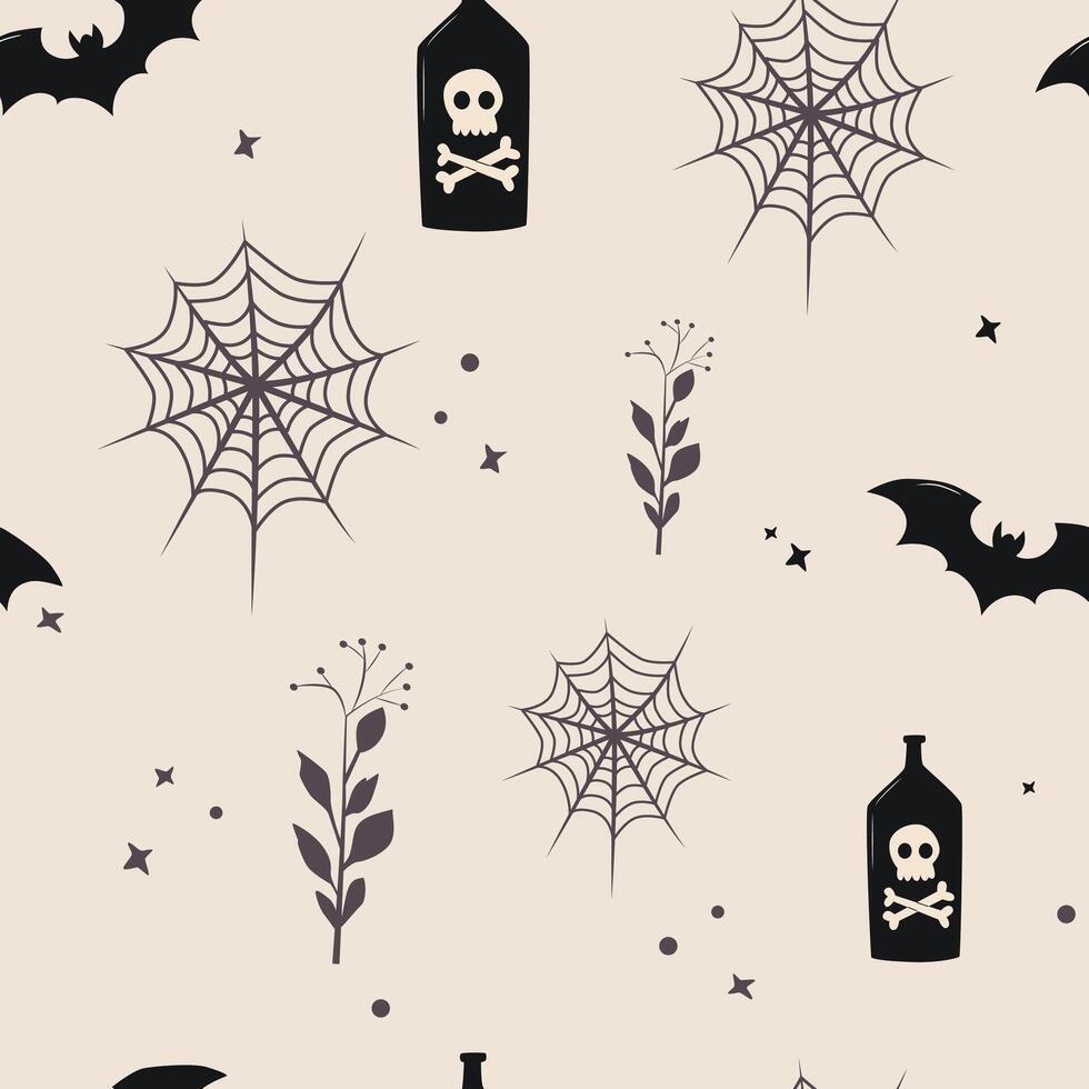 seamless pattern for Halloween. Abstract Illustration for print design vector