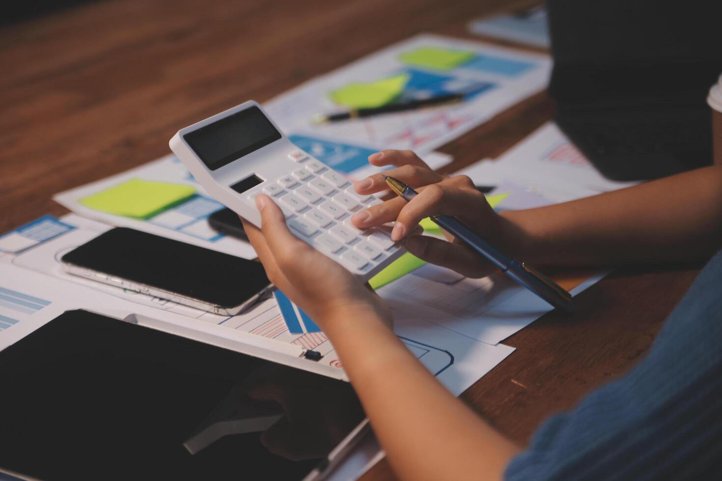 The designer team is designing the uxui system to make the uxui system work well on new phones and support system updates. Website development concept UI UX front end designer photo