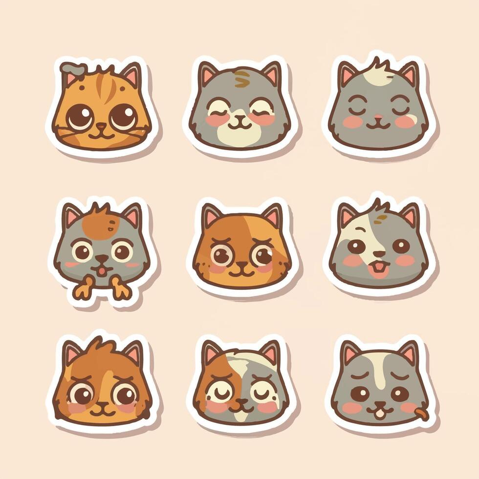 Cute cat design vector