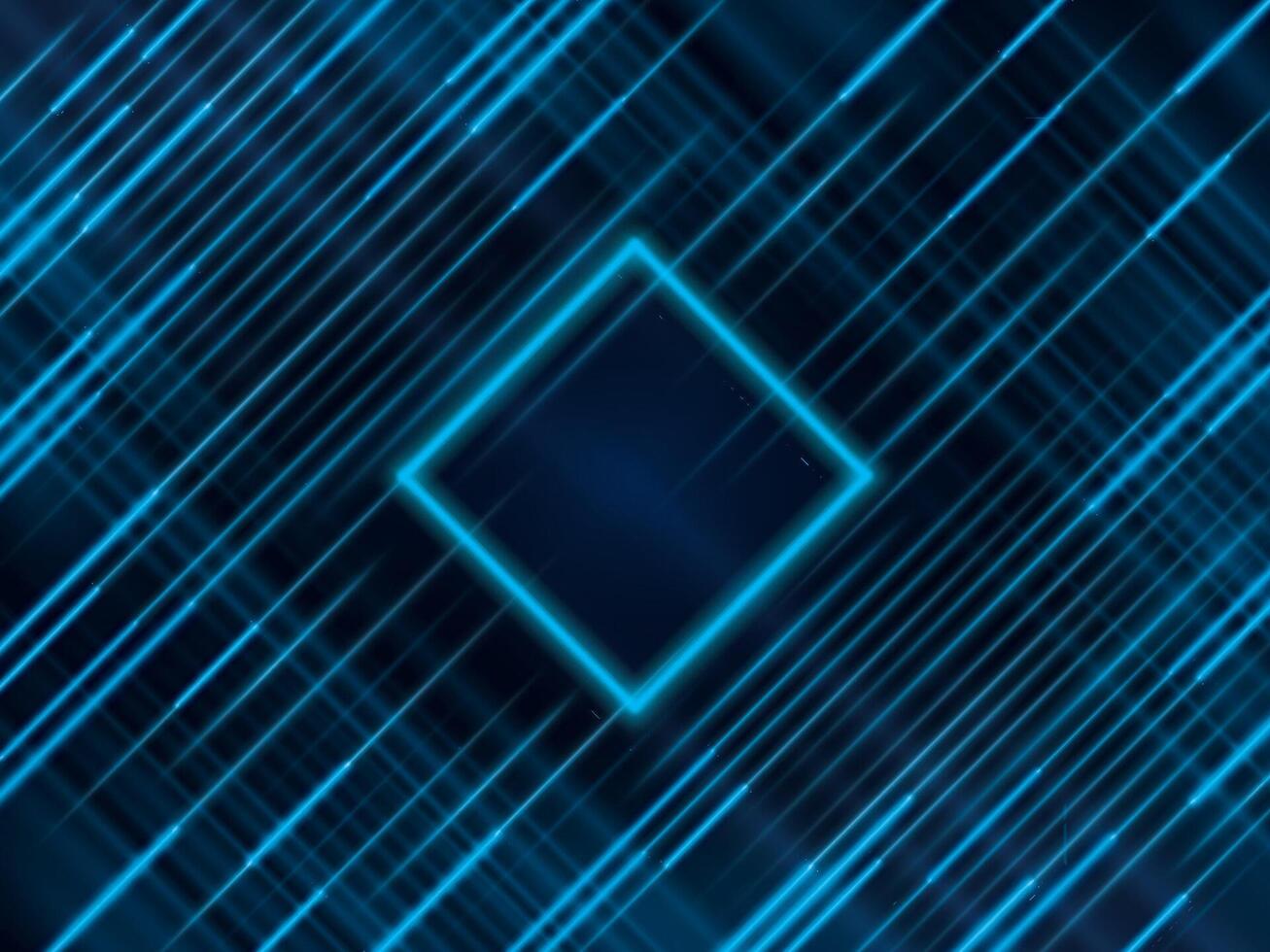 Abstract futuristic neon light background. Neon Light lines moving to lighting glow. Abstract Diagonal lines with glowing light rays vector