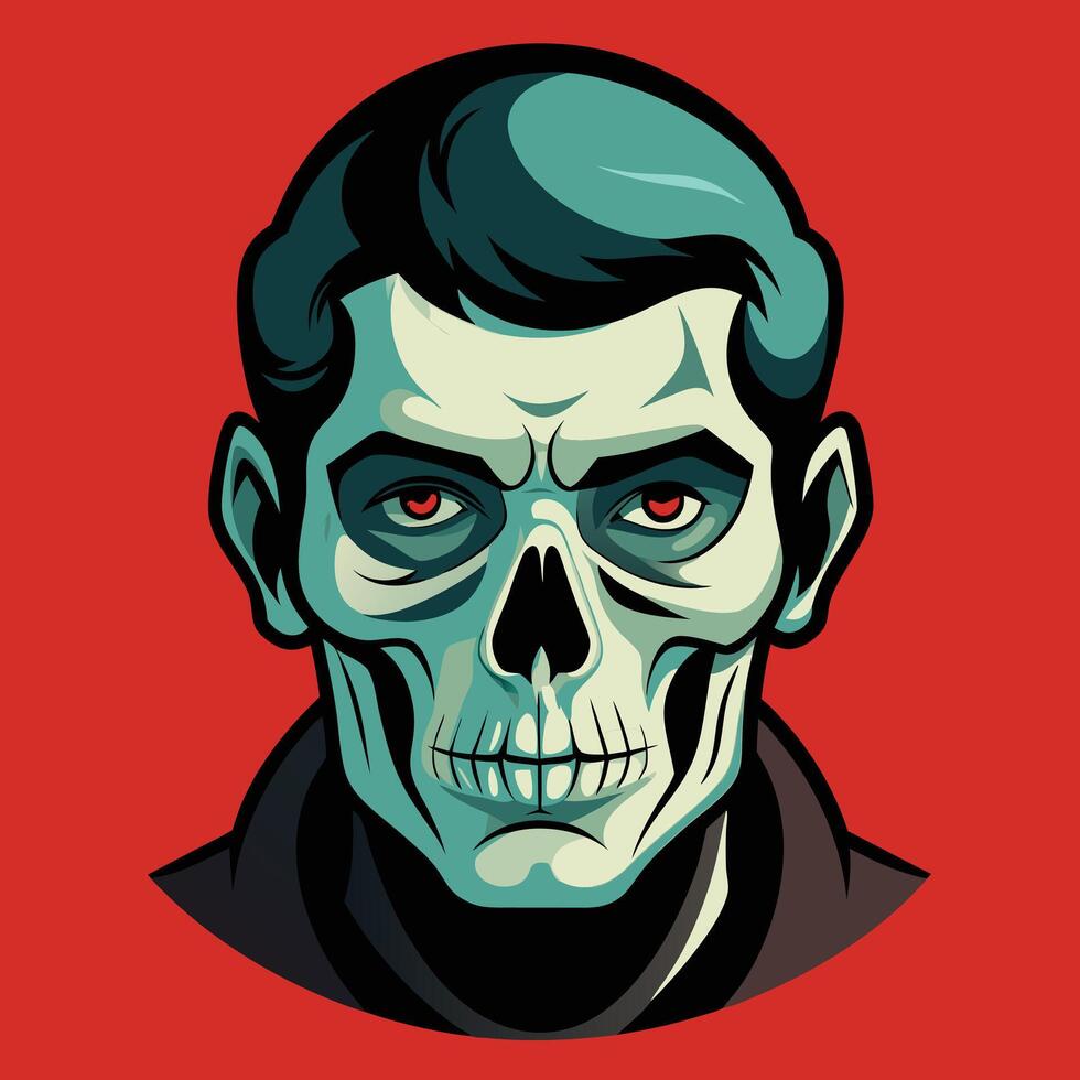 man skull design vector