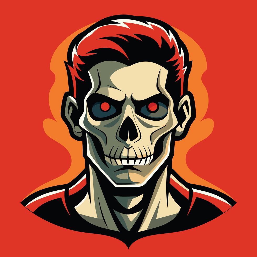 man skull design vector