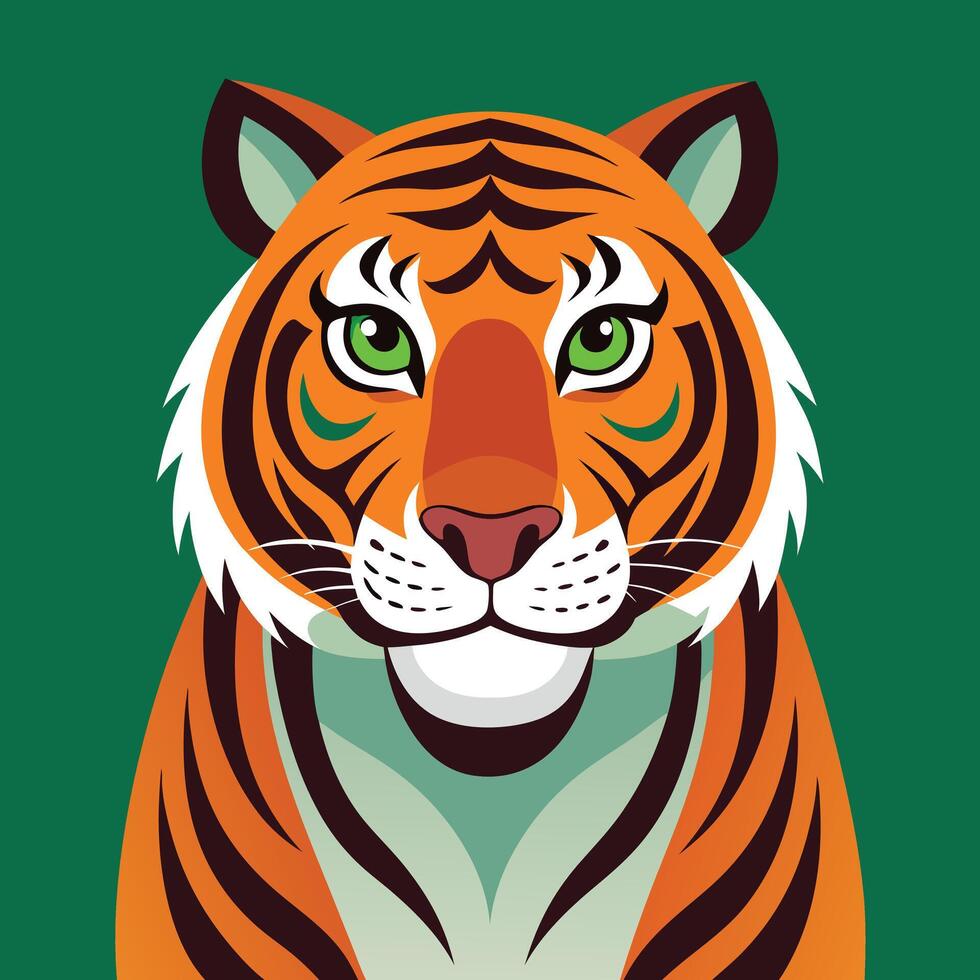 eye catching Tiger design vector