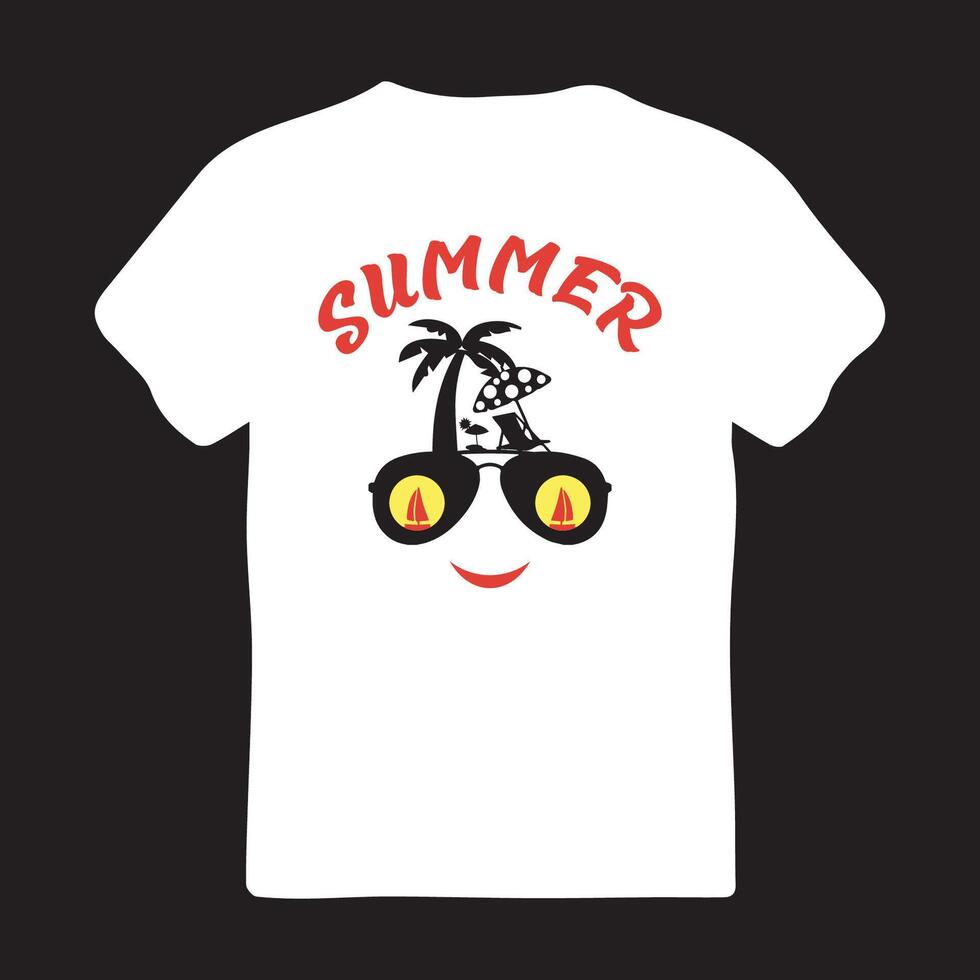 Best Summer T-Shirt Design vector