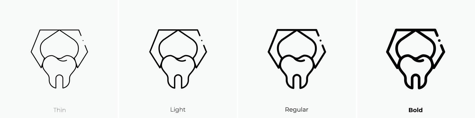 extraction icon. Thin, Light, Regular And Bold style design isolated on white background vector