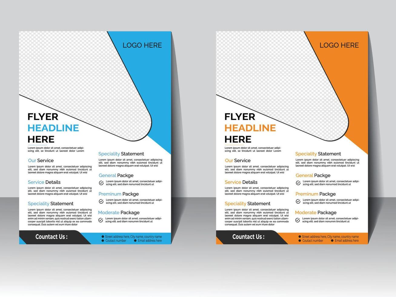 Business flyer design vector