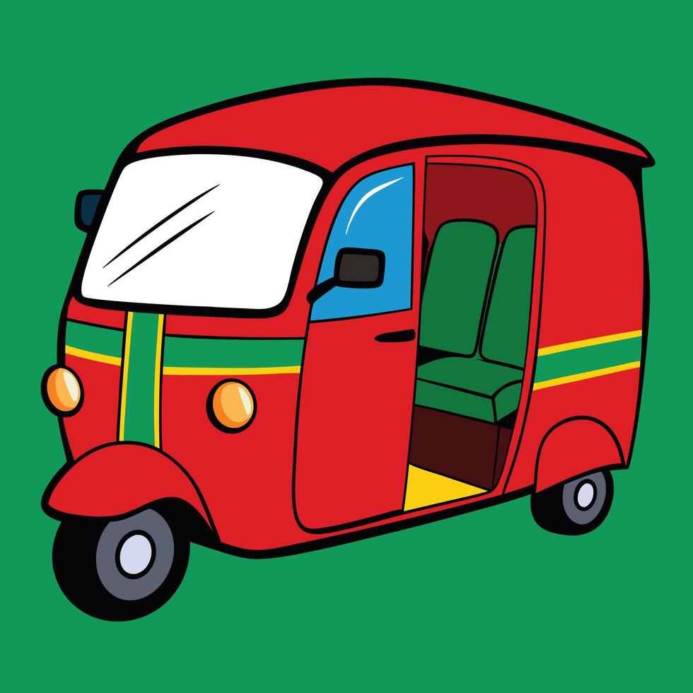 Auto cartoon type art illustration vector