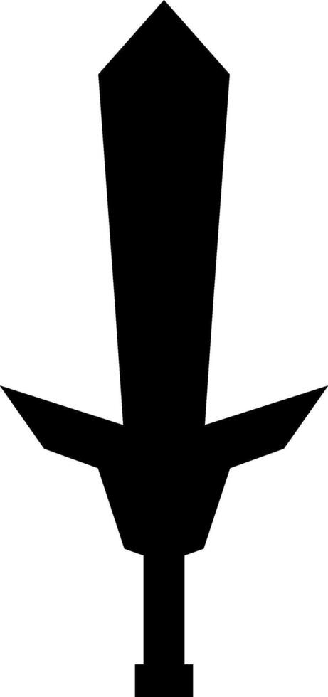 Sword hero weapon rpg game icon symbol logo vector