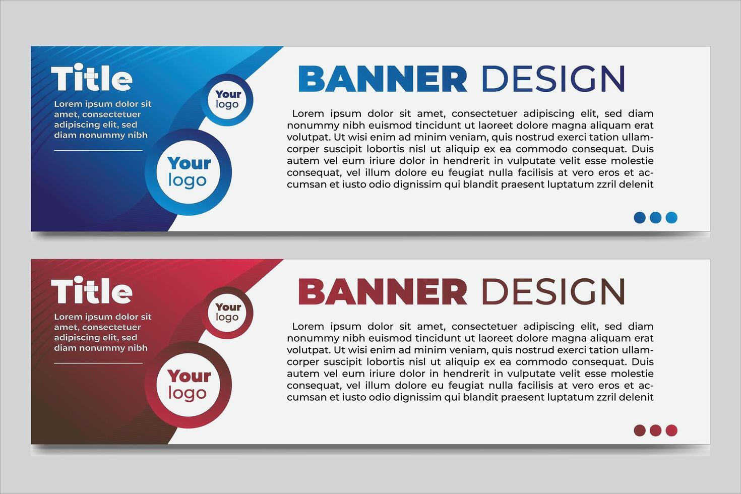 Business banner design banner vector