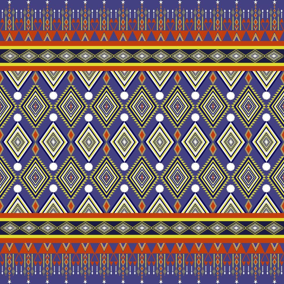 Bright Ethnic Patterns Embroidery. vector
