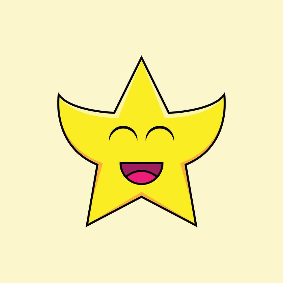 The Illustration of Happy Star Game vector