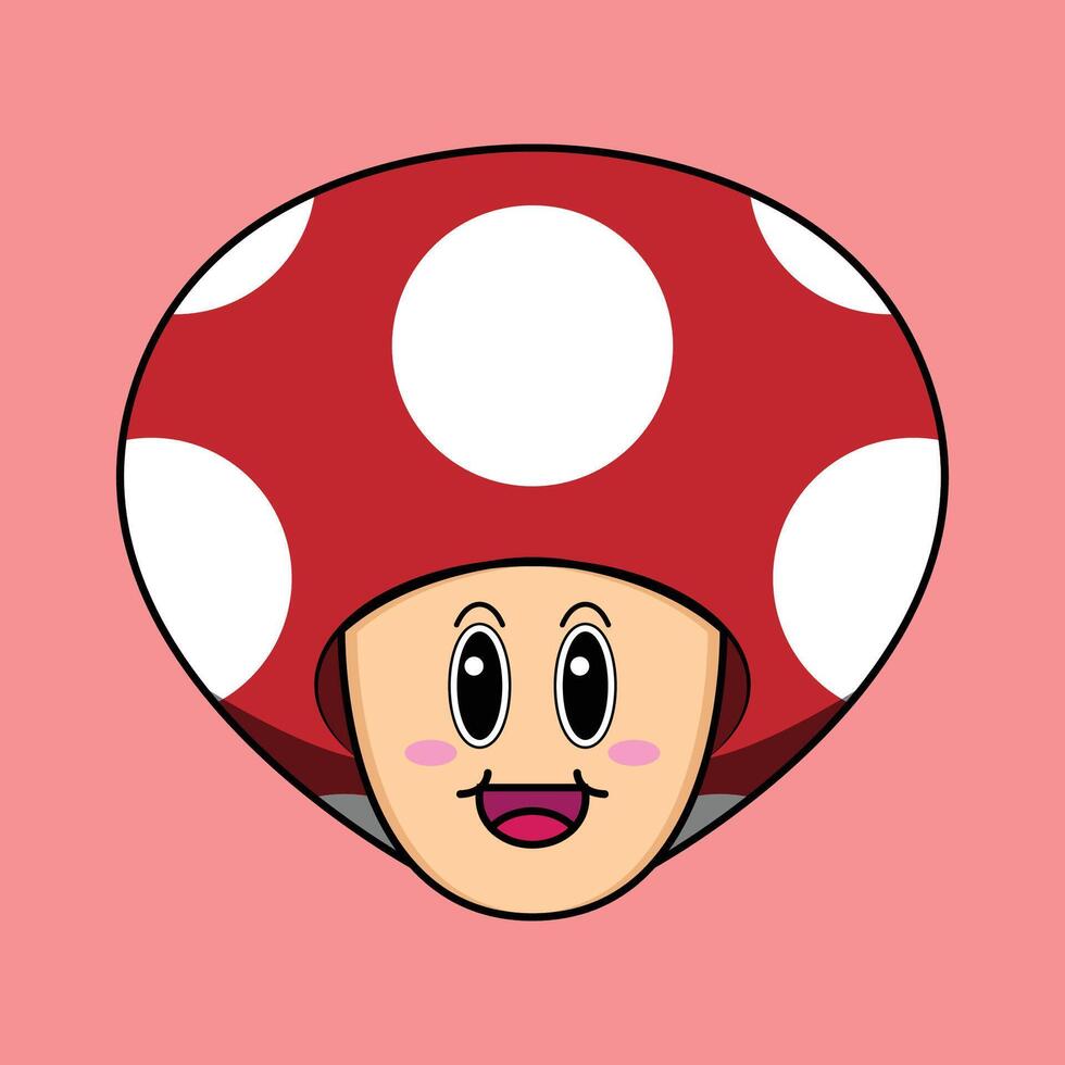 The Illustration of Mushroom Super Game vector