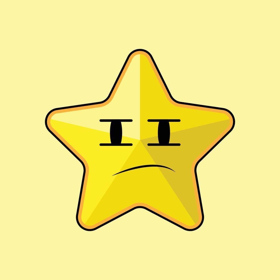 The Illustration of Angry Star Game vector