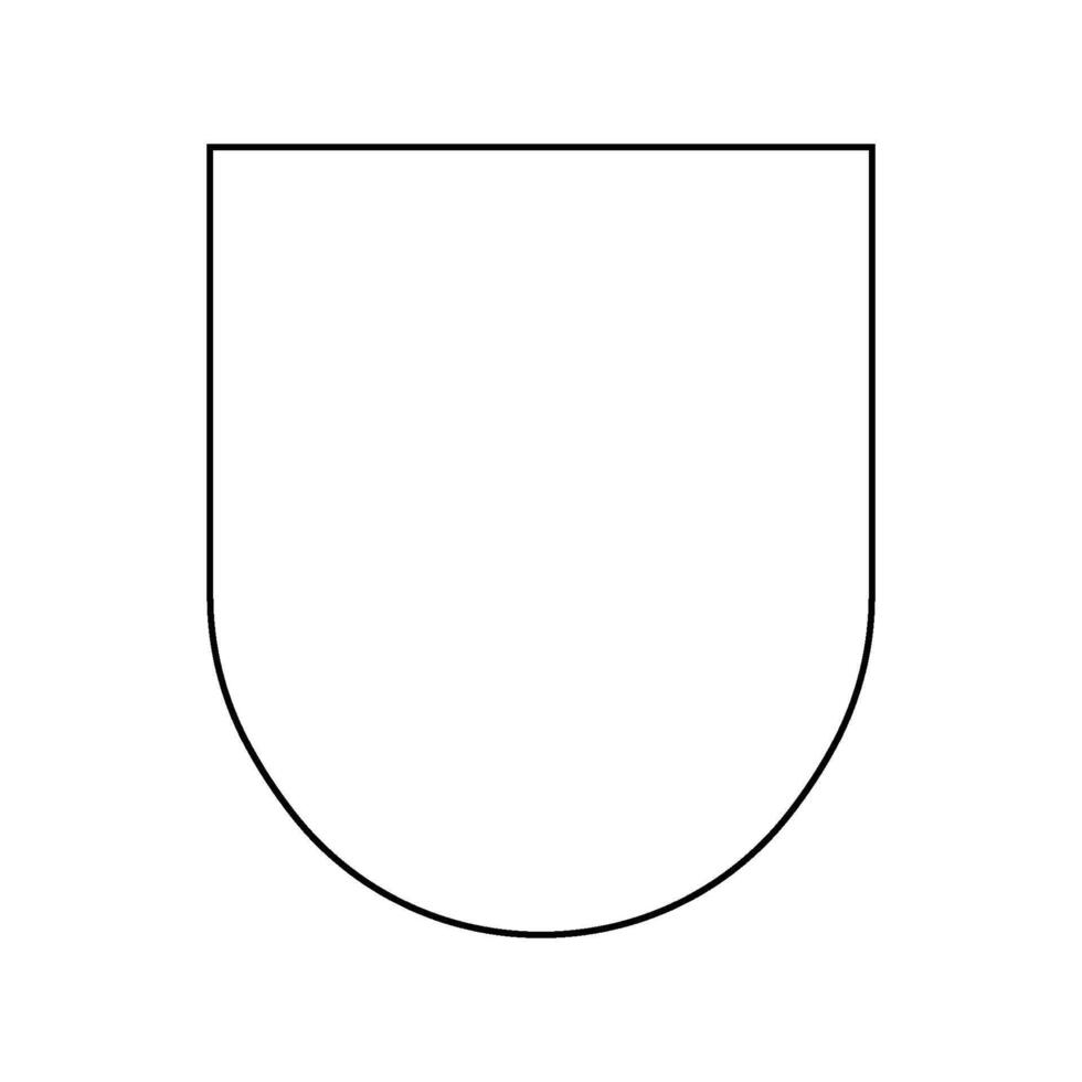 simple shield icon vector