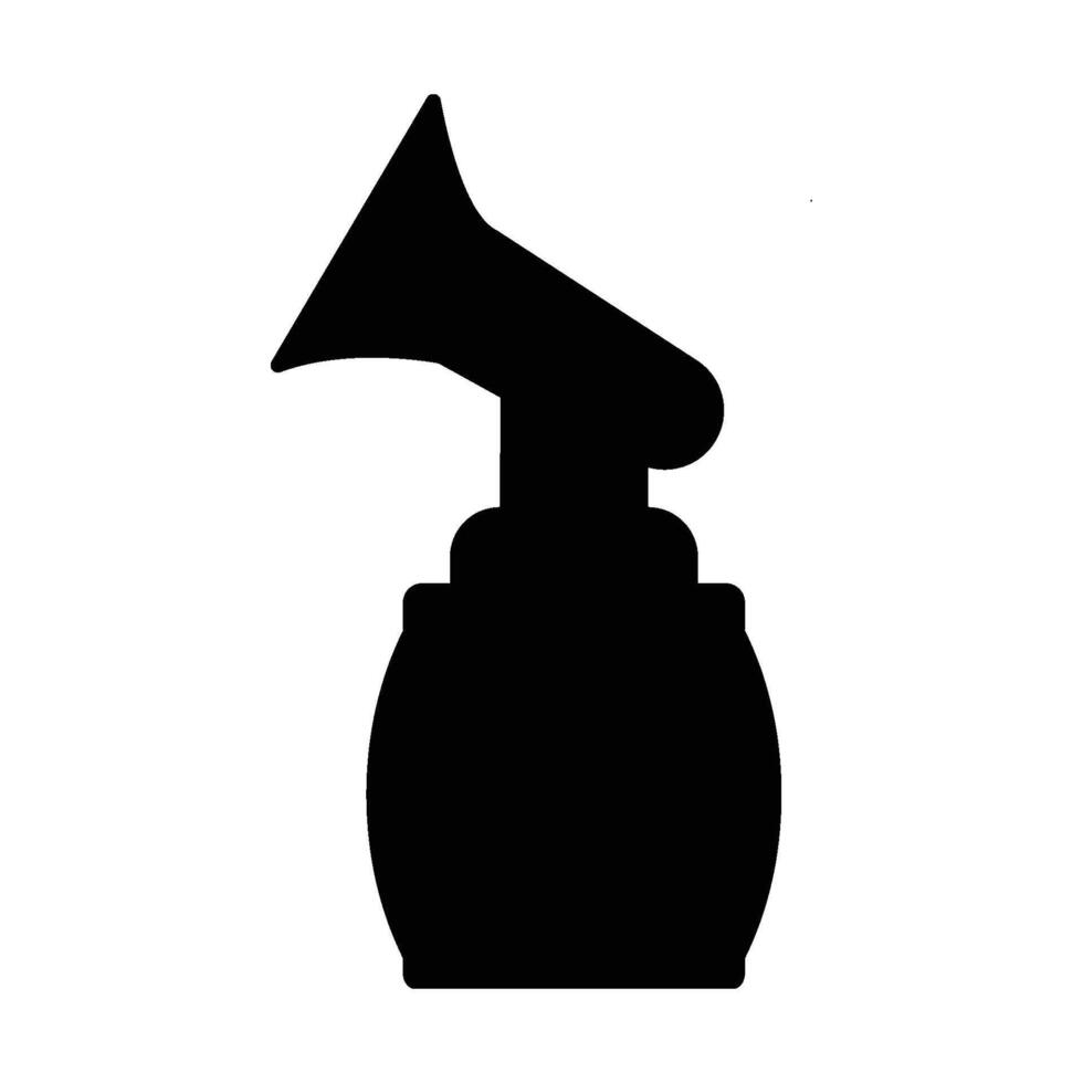 Breast milk sucker icon vector