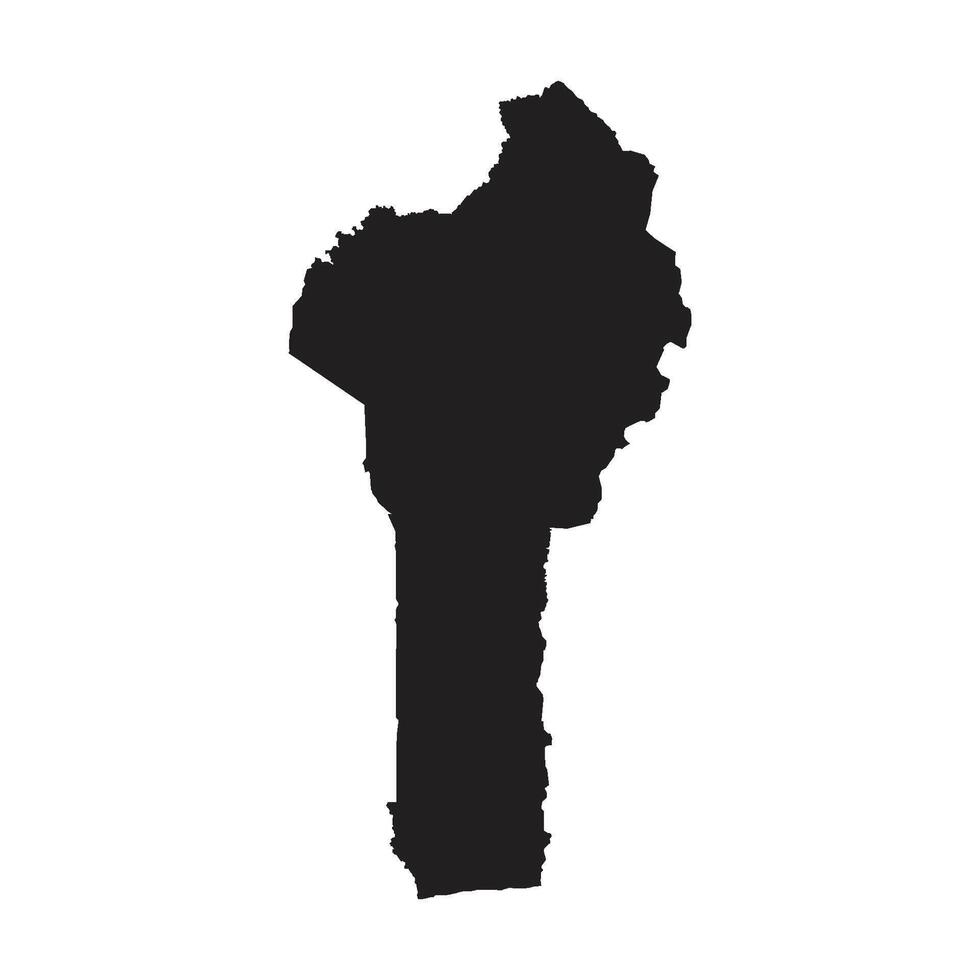 benin country map icon vector