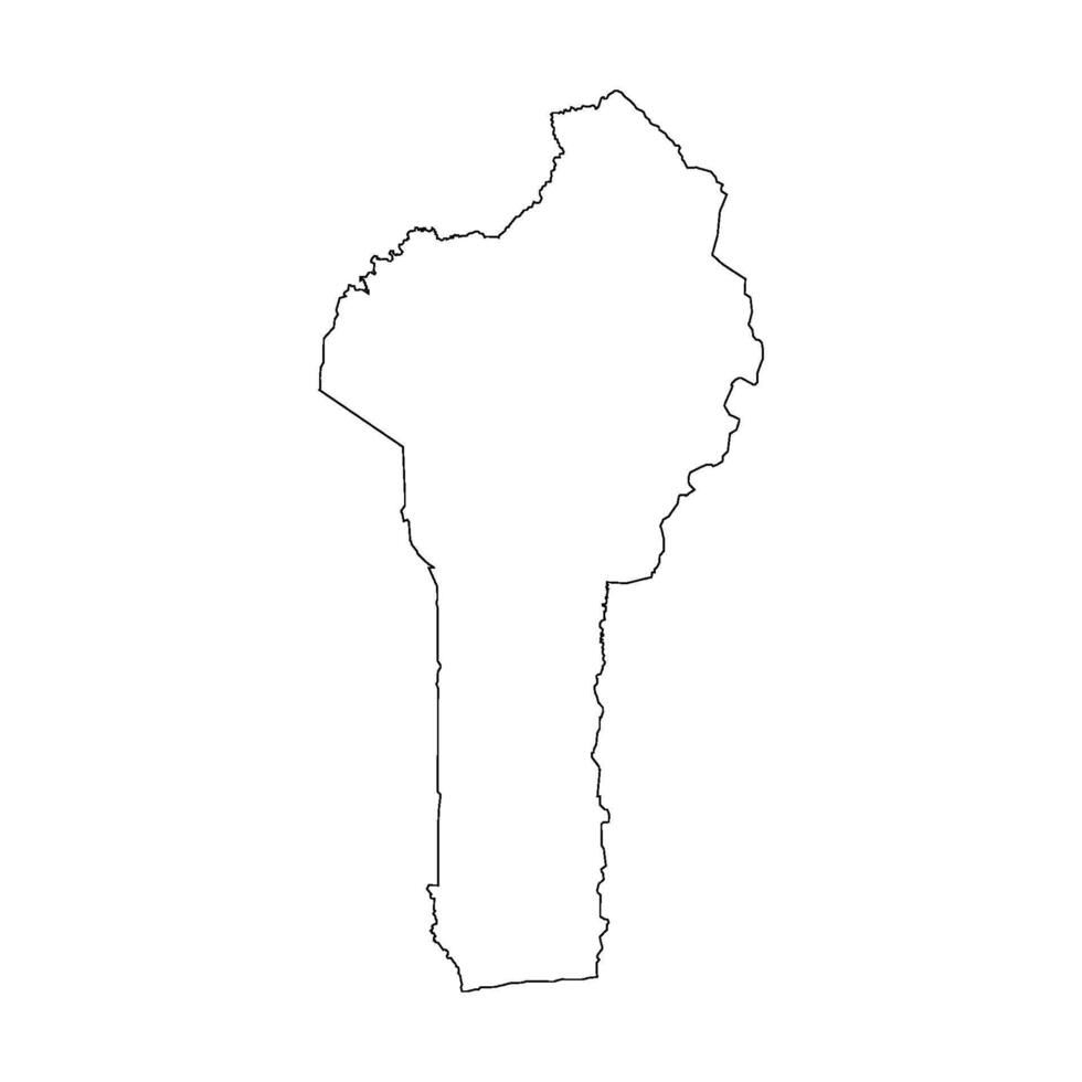 benin country map icon vector