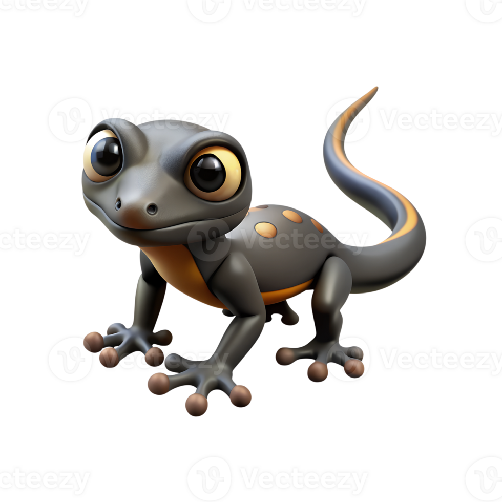 a stylized gecko png