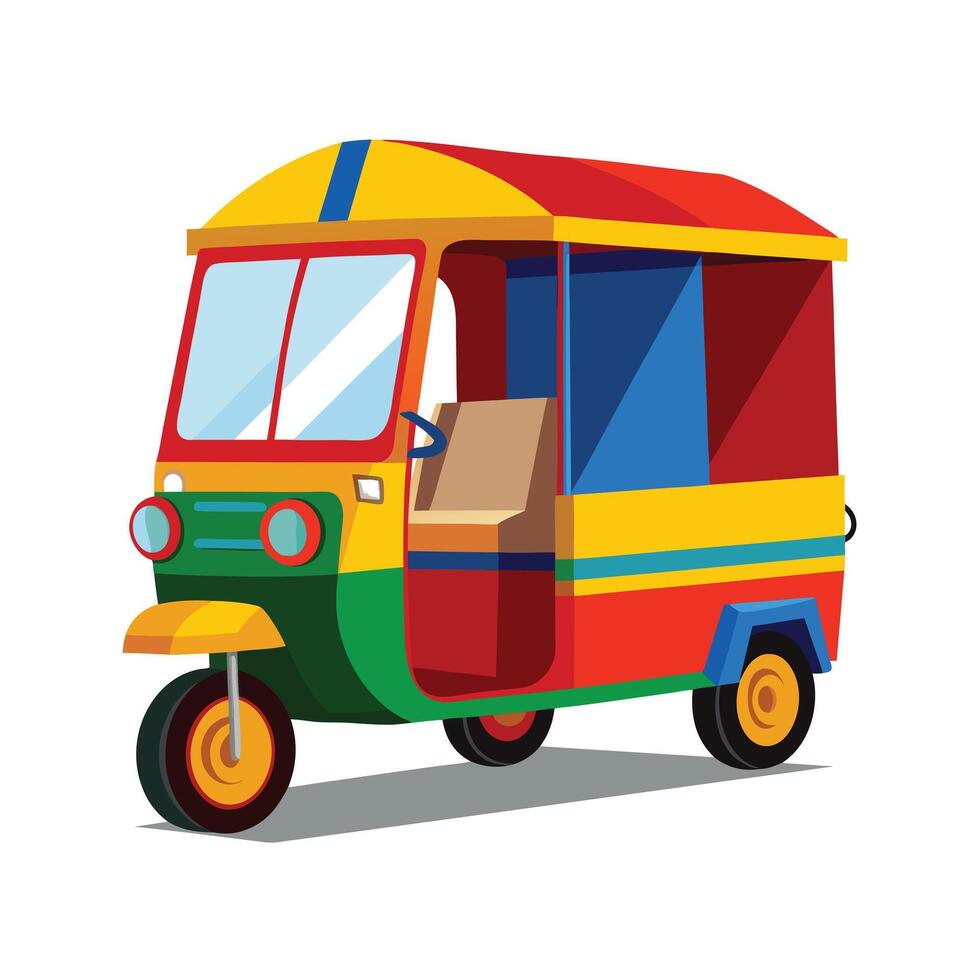 Flat design transport vehicles illustration vector