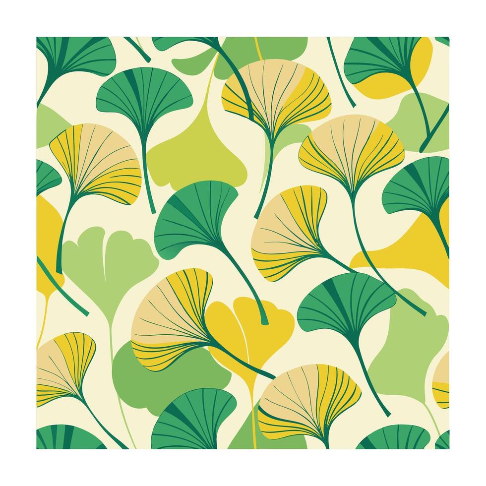 Elegant vintage leaves seamless patterns vector