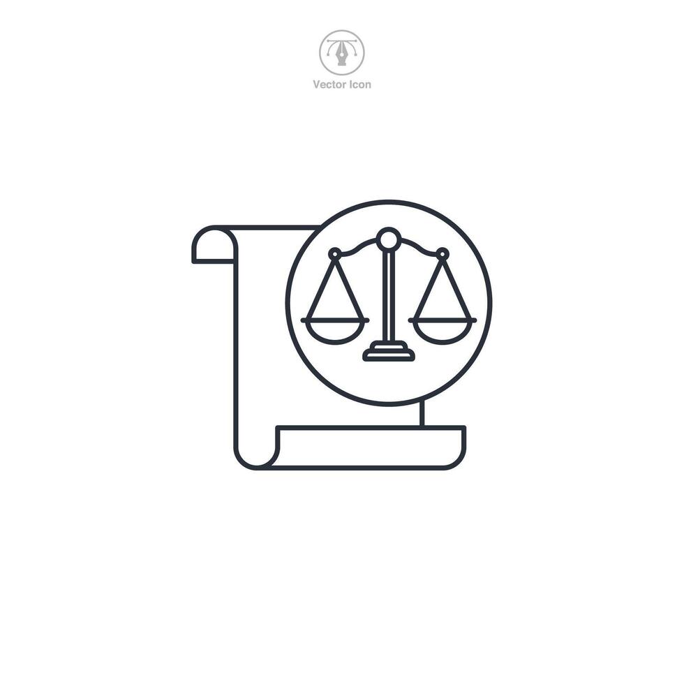 Balance sheet icon symbol illustration isolated on white background vector